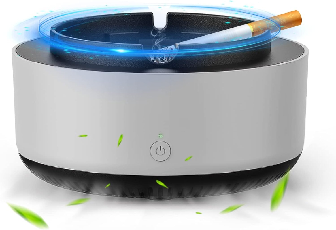 Бездымная пепельница ароматизатор с поглощением дыма (цвет в ассортименте)