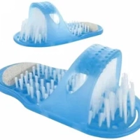 Массажный тапочек щетка для чистки и мытья ног