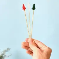Шпажки для канапе Новогодняя ель 24 шт