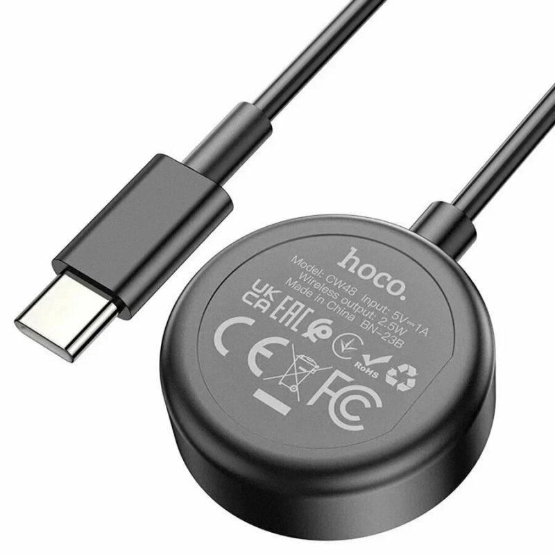 Беспроводная зарядка для Smart Watch series 1-5 Hoco CW48