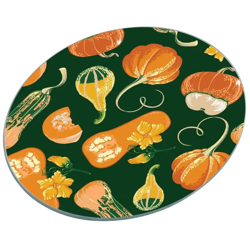 Доска разделочная Подставка под горячее Тыквы 20 см