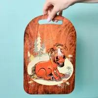 Доска разделочная Савраска 29х18см (ассортимент)