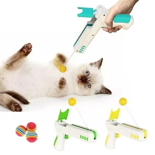 Пистолет дразнилка - игрушка для кошек (цвет в ассортименте)