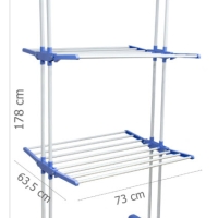 Сушилка для белья трехслойная (цвет в ассортименте)