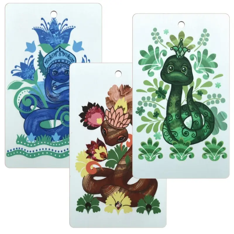 Доска разделочная Змейка Чародейка 29х17 см (ассортимент)