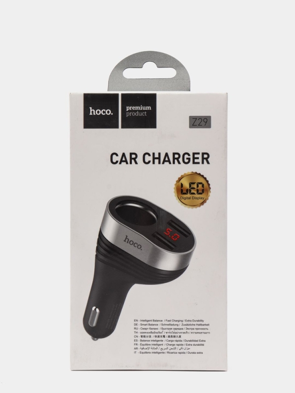 Автомобильное зарядное устройство hoco Z29