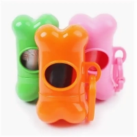 Контейнер-косточка с мешками для уборки (цвет в ассортименте)