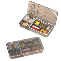 Таблетница с разделителем (цвет в ассортименте)