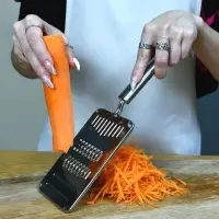 Терка для корейской моркови металлическая 28х9 см