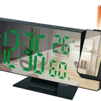 Часы настольные электронные с проекцией (цвет в ассортименте)