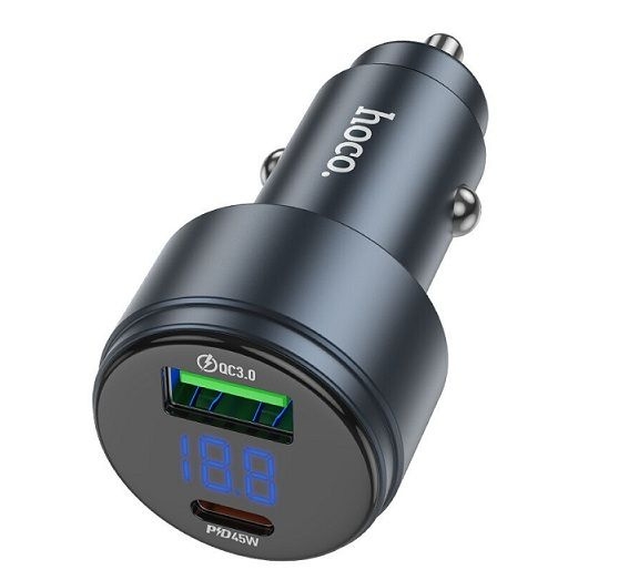 Автомобильная зарядка HOCO Z57B с проводами