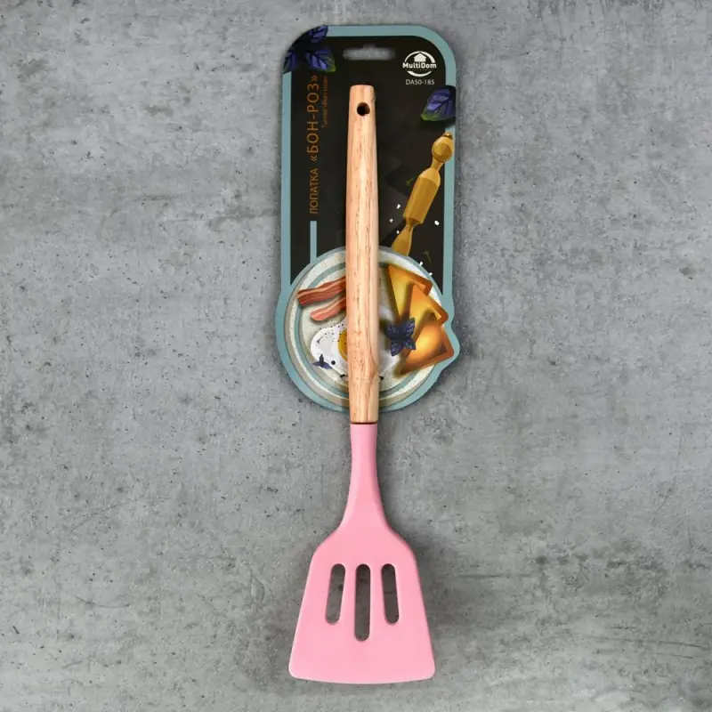 Лопатка силиконовая Бон роз