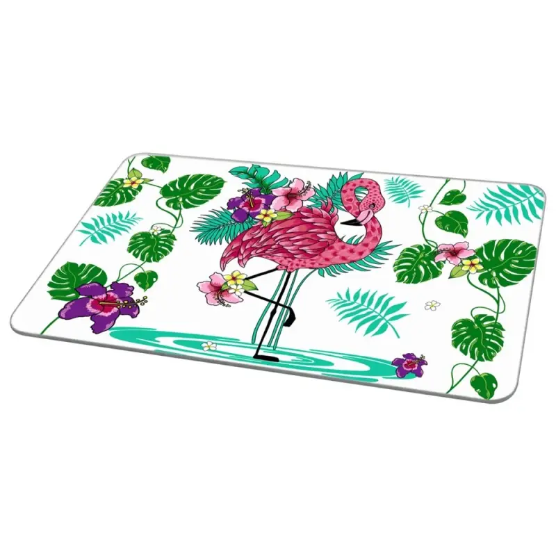 Доска разделочная Подставка под горячее Фламинго 18х28см (ассортимент)