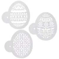 Трафареты для украшения пасхальной выпечки 3шт