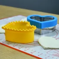 Форма для печенья, набор 2 шт, "Сердечный дуэт"