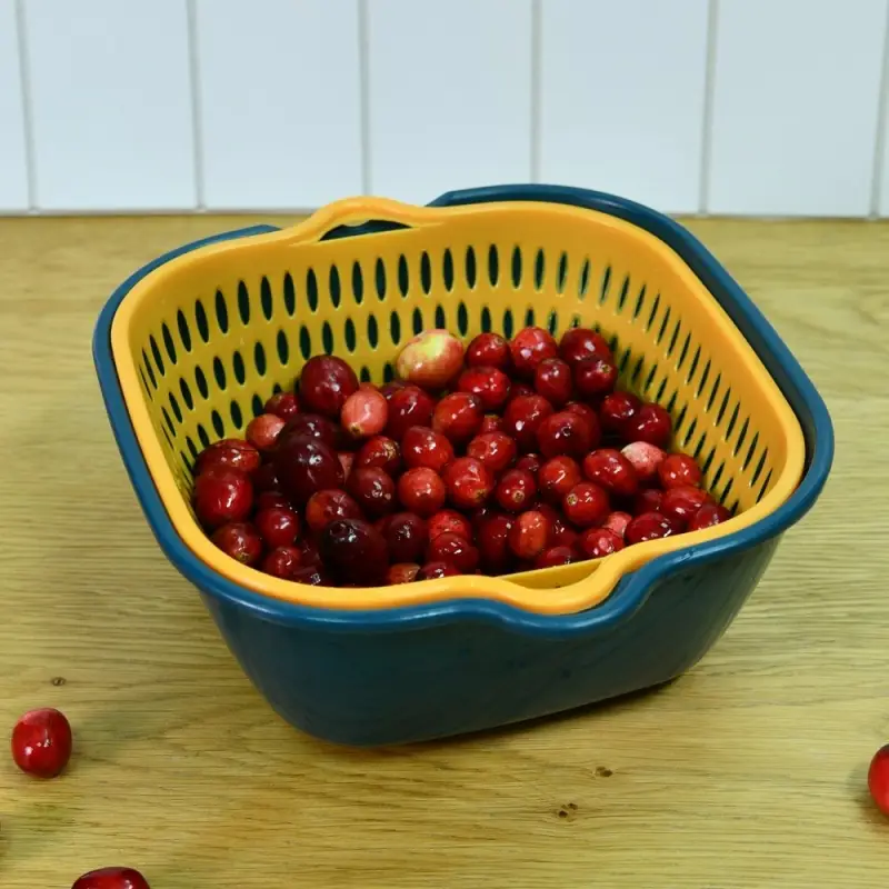 Дуршлаг с миской Дабл 1200мл