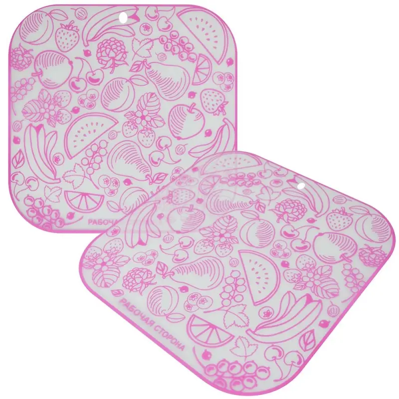 Доска разделочная Фрукты 28х28 см