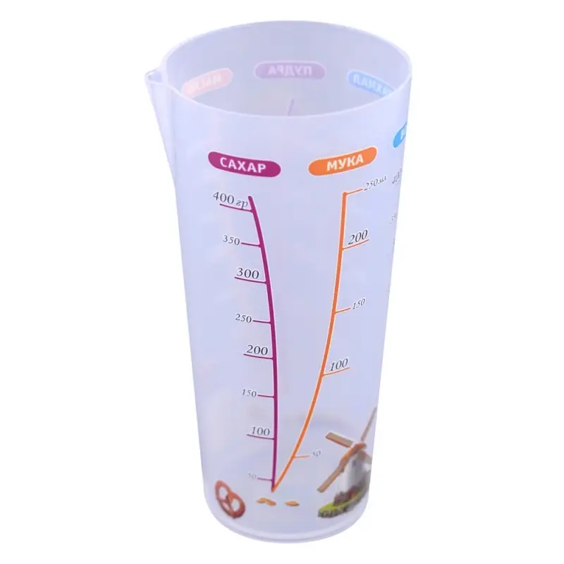 Стакан мерный Сахар Мука Вода Крахмал Пудра Масло 500 мл