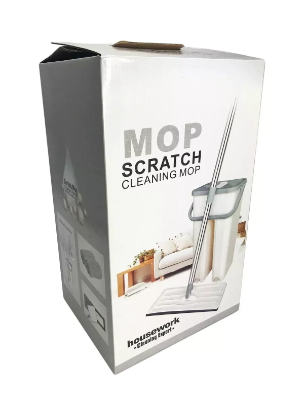 Комплект швабра и ведро с отжимом