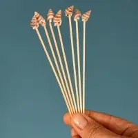 Шпажки для канапе Ракушки 24 шт