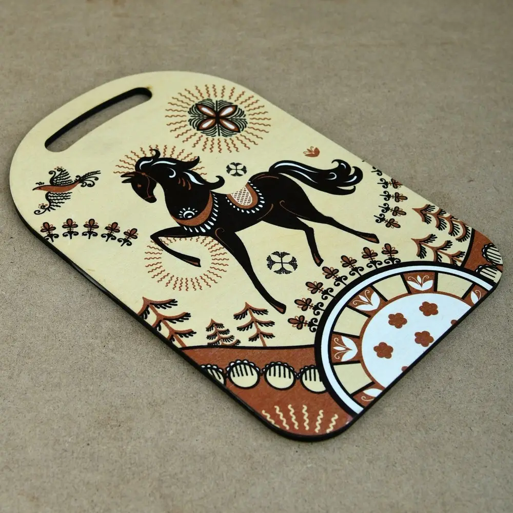 Доска разделочная Сивка Бурка 29х18см (ассортимент)