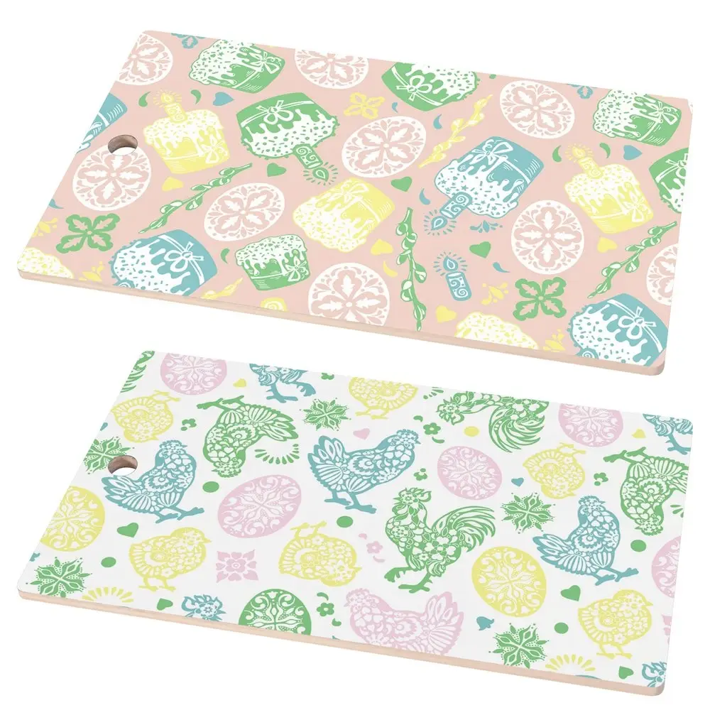 Доска разделочная Цветная Пасха 29х17 см (ассортимент)