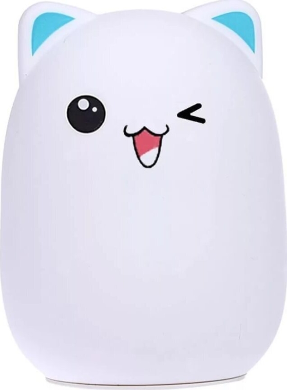 Силиконовый Ночник-Светильник Котёнок