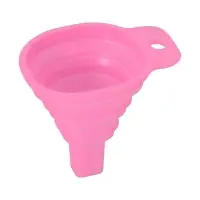 Воронка складная силиконовая 8х6,5х7 см (ассортимент)