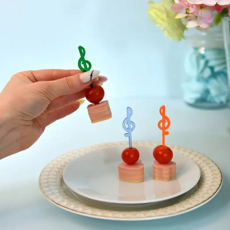 Шпажки для канапе Скрипичный ключ 20 шт