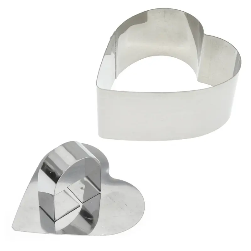 Кулинарная форма "Сердце" с крышкой-прессом