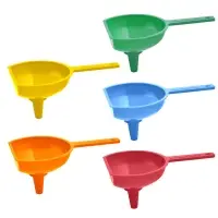 Воронка с ситечком 13х11см ручка 10 см (ассортимент)