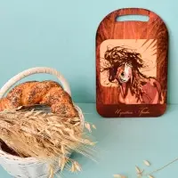Доска разделочная Игривая грива 29х18см (ассортимент)
