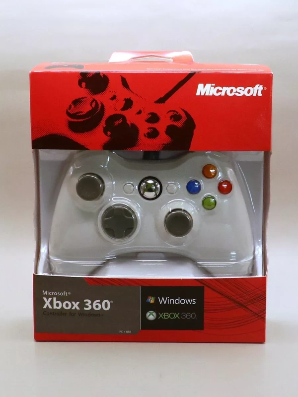 Геймпад проводной Xbox 360 серый