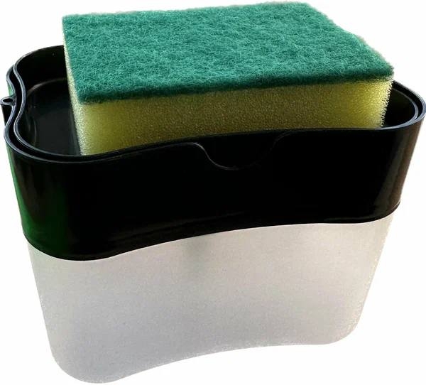 Диспенсер для моющего средства с губкой Диспенсер для моющего средства с губкой