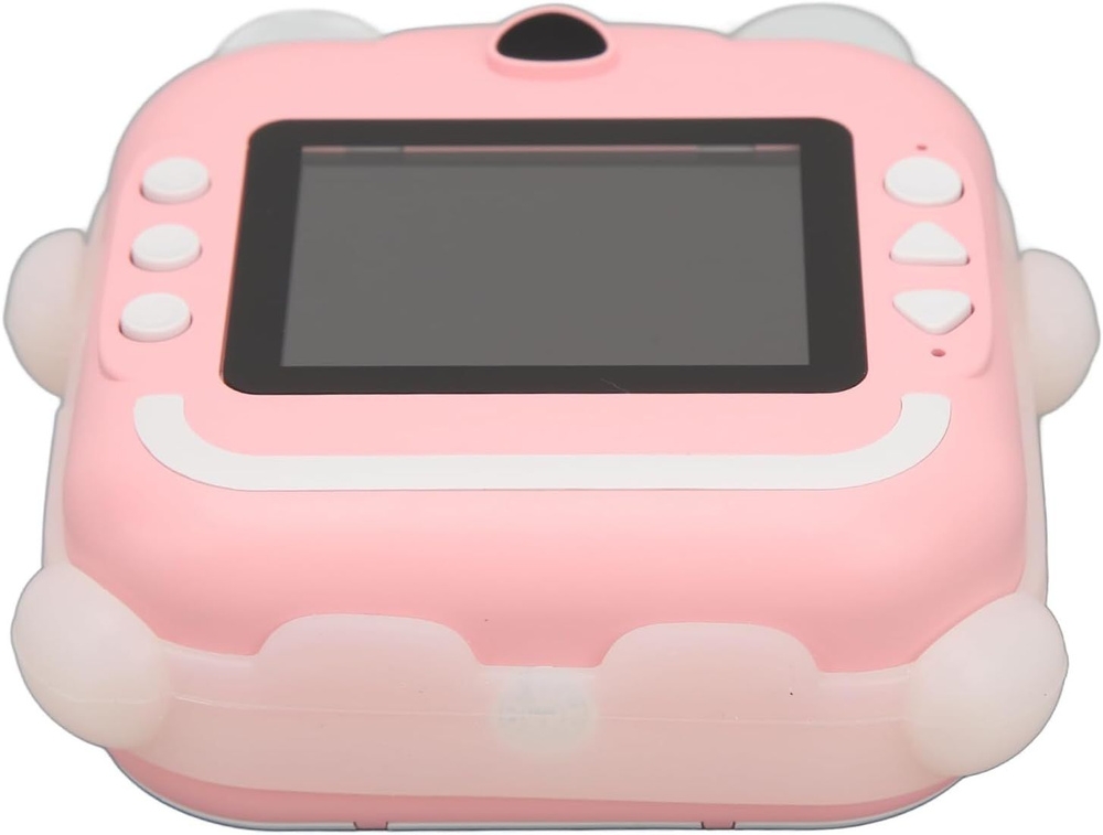 Детская фотокамера с мгновенной печатью Зайка розовый Детская фотокамера с мгновенной печатью Зайка розовый
