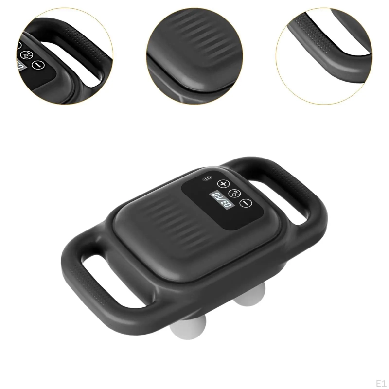 Четырехголовый пистолет для массажа (цвет в ассортименте)