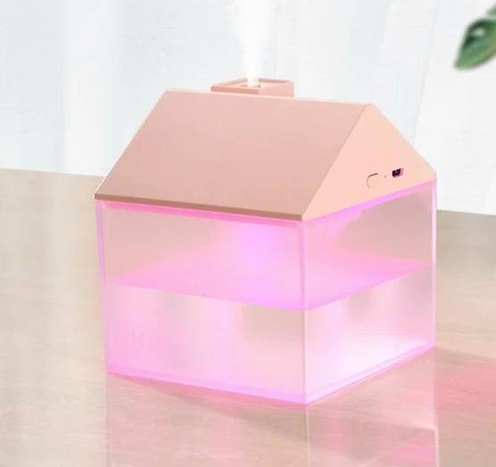 Увлажнитель воздуха Дом с подсветкой (цвет в ассортименте)