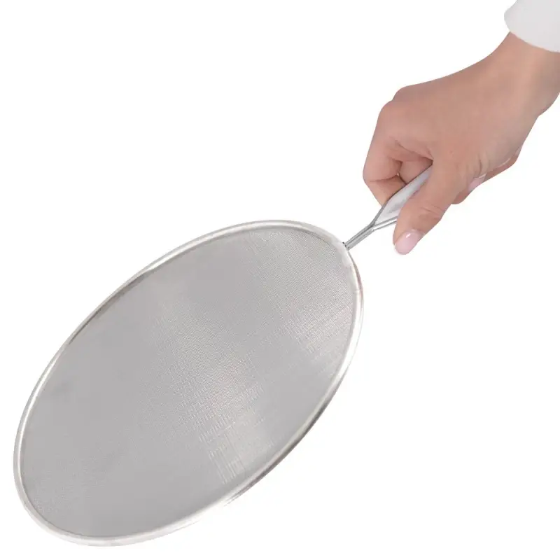 Сито плоское с ручкой Экран от брызг диаметр 24см