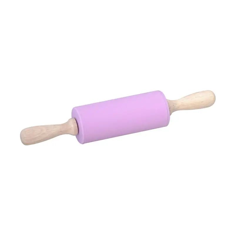 Скалка с деревянными ручками 23см (ассортимент)