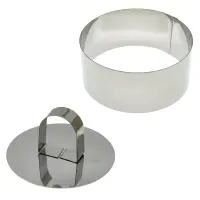 Кулинарная форма "Круг" с крышкой-прессом