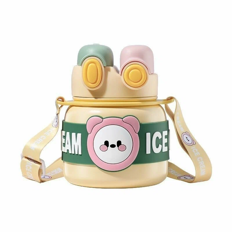 Бутылка термос Мишка 850мл (ассортимент)