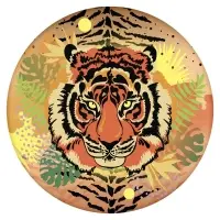 Подставка под горячее Ауф Тигр диаметр 20 см (ассортимент)