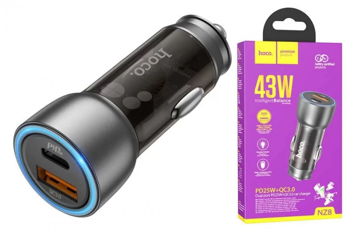 Автомобильное зарядное устройство Hoco NZ8