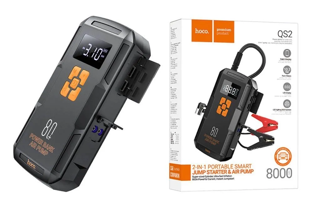 Пуско-зарядное устройство для автомобиля HOCO QS2