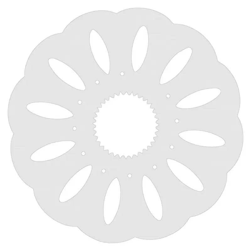 Трафареты для торта набор 6 шт диаметр 17,5 см