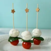 Шпажки для канапе Космос золото 24 шт