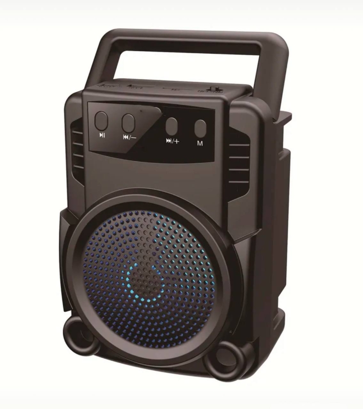 Колонка блютуз с световыми эффектами и радио