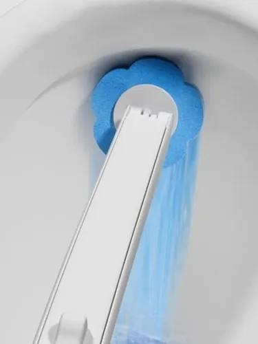 Ершик для унитаза бесконтактный со сменными насадками