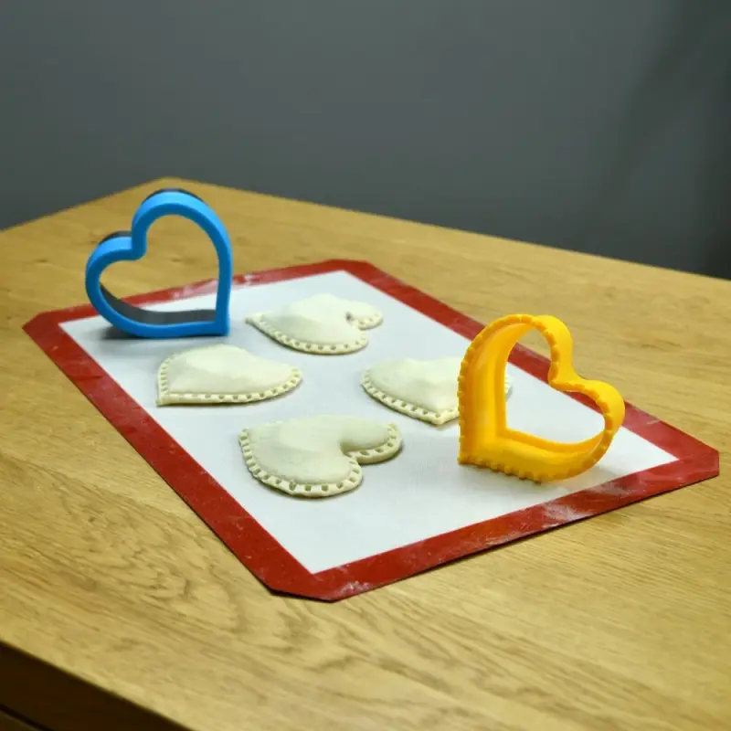 Форма для печенья, набор 2 шт, "Сердечный дуэт"