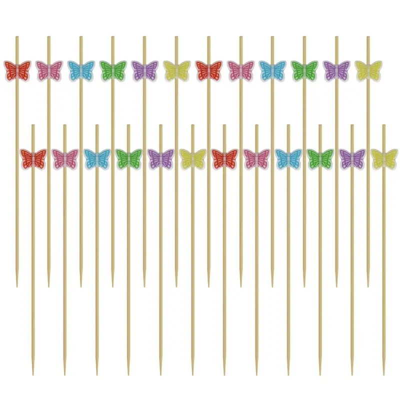 Шпажки для канапе Бабочки 24 шт